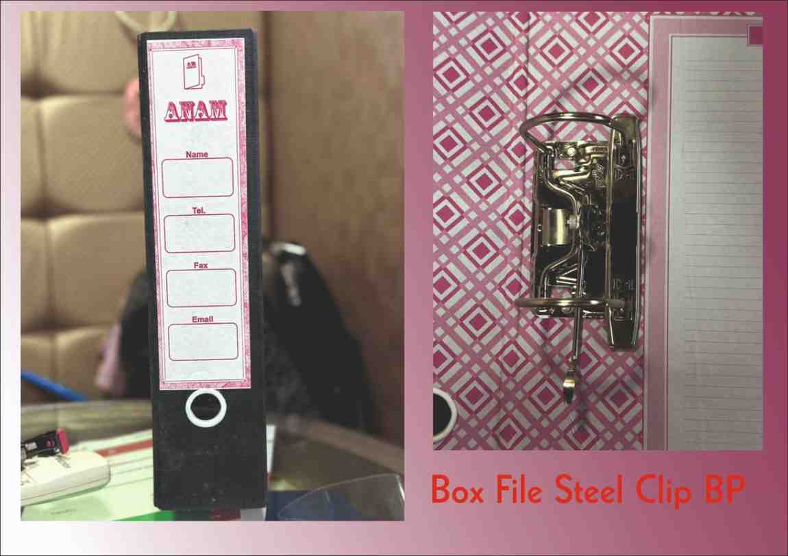 Box File Kangaroo Voucher Steel Clip