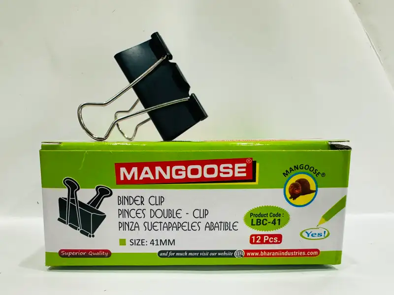 Binder Clip 41mm  ( In 1 Pkt - 12 Pcs)